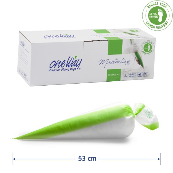 H11.08 - Biobased Masterline Green Piping Bags (100 pcs)