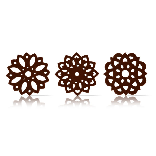 Lace Flower Dark Assortment (216 pcs)