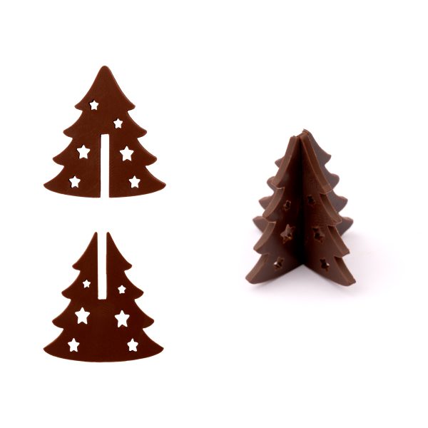Lace Christmas Tree 3D Dark (180 pcs)