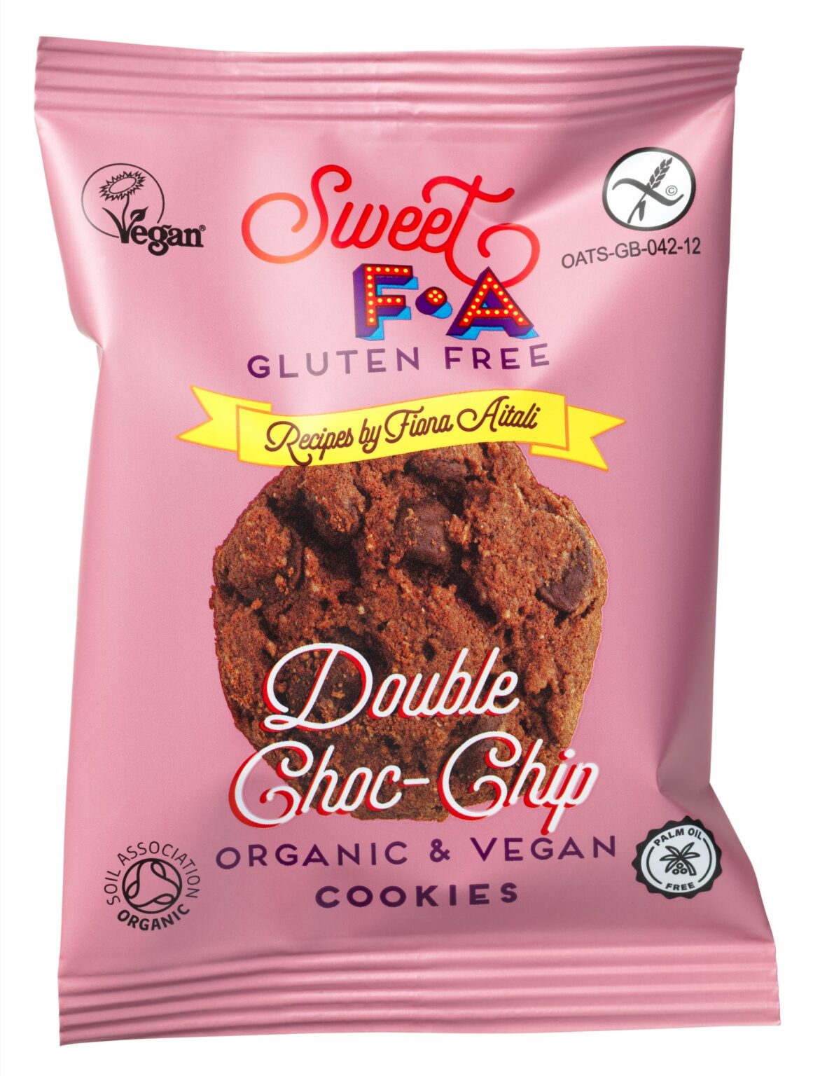 Sweet F. A Gluten Free Double Chocolate Chip Cookies Twin Pack (24 pkts