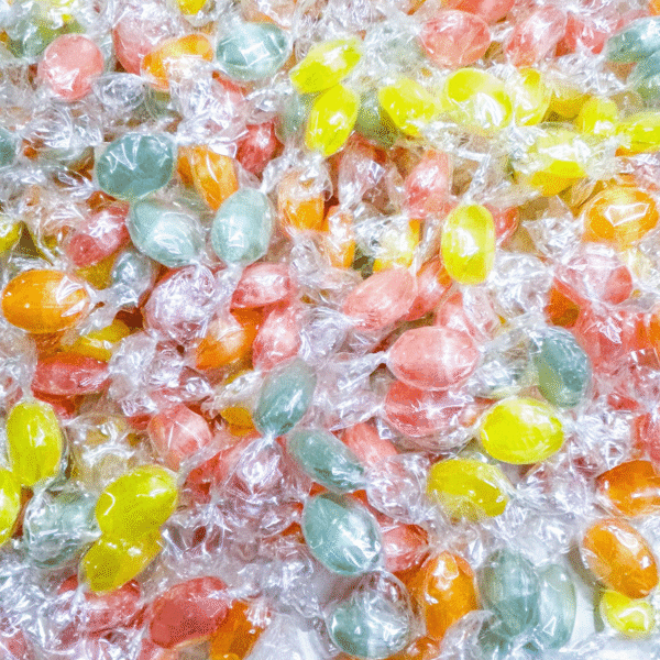 MINI SHERBET FRUITS (WRAPPED)